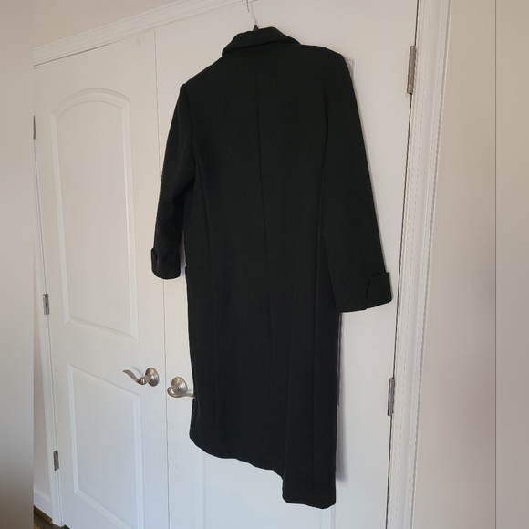 Vintage DONNY BROOK WOOL COAT JACKET DOUBLE BREASTED BUTTON UP LONG SIZE 10P - Picture 8 of 16